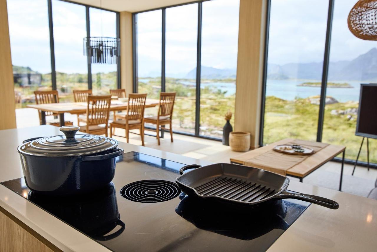 New! Lofoten Luxury Home Near Henningsvaer Lyngvaeret Экстерьер фото